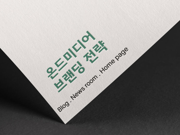 온드 미디어 제작 관리를 통한 브랜딩 전략 제안