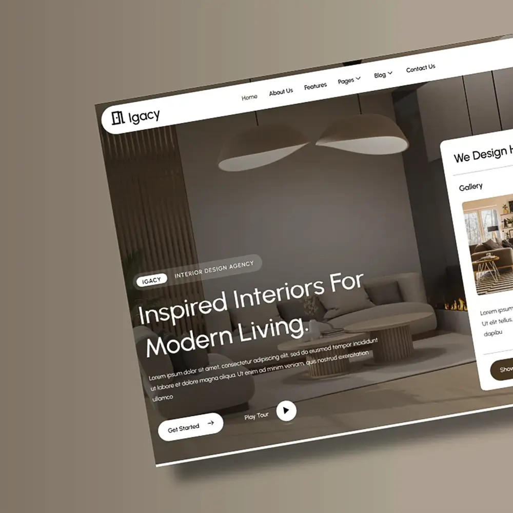 인테리어 홈페이지 제작